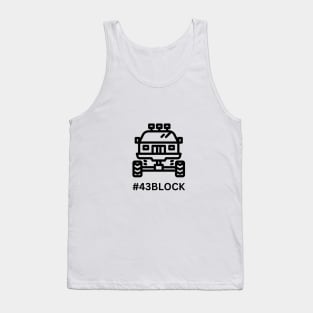 43 Block Rally Driver Tank Top